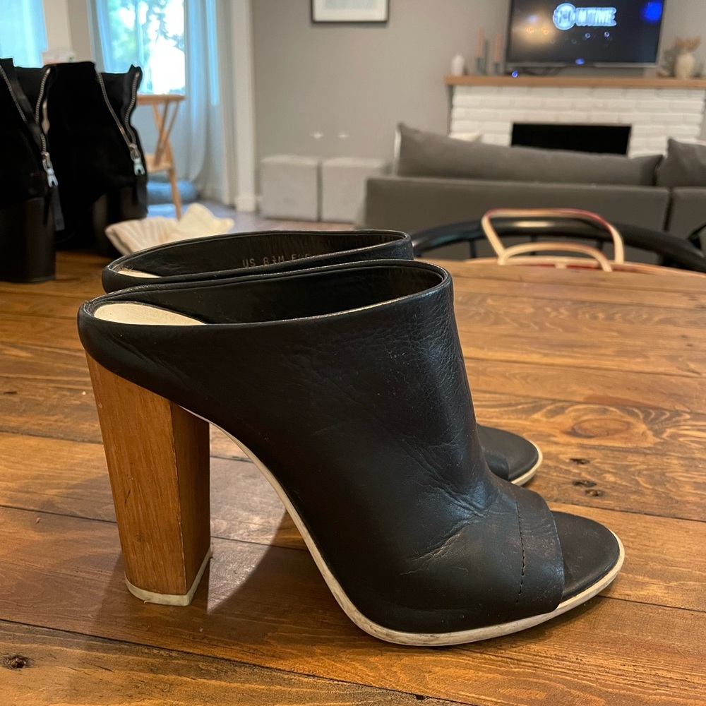 Vince Heeled Mules